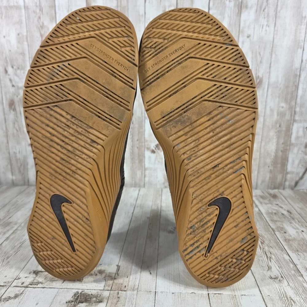 Nike Metcon 6 Baroque Brown Gum‎ Gold Mens Training Shoes CV1262-200 Size 12.5
